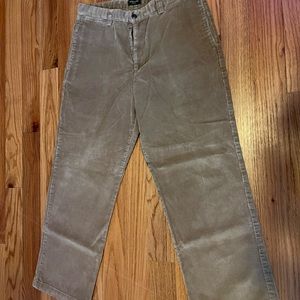 Wide leg corduroys